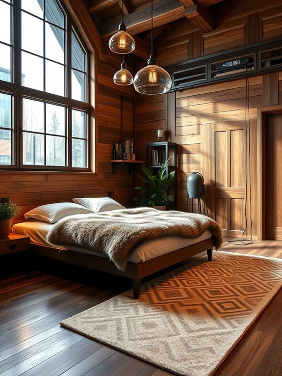 modern rustic urban retreat
