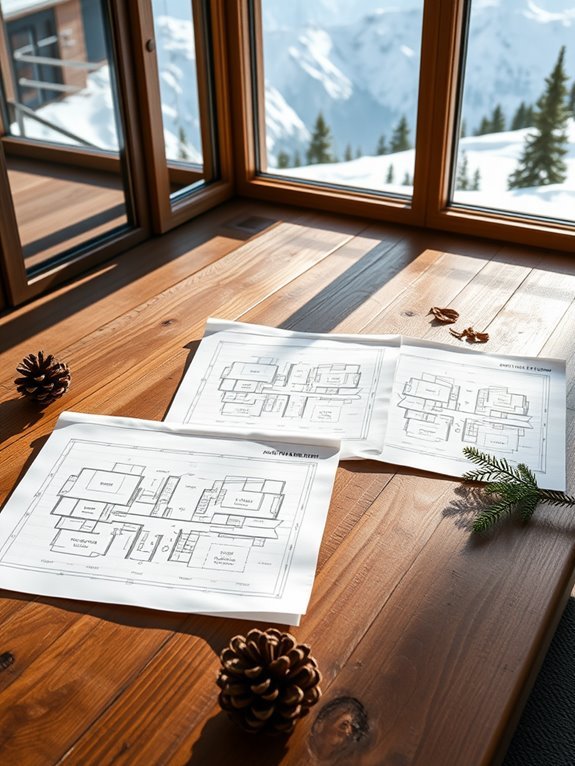 modern transparent living spaces