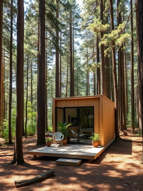 modular prefab cabin design