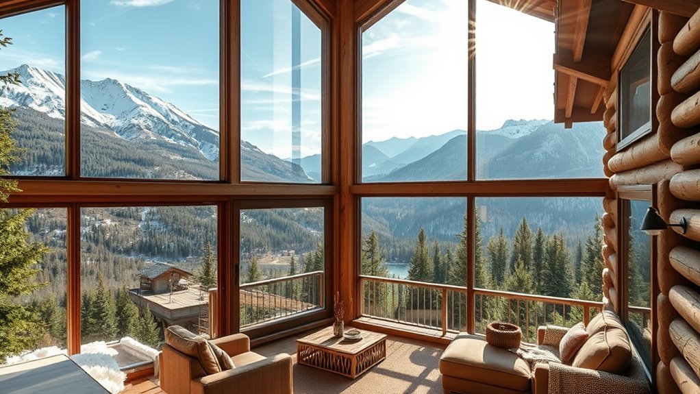 mountain cabin window designs