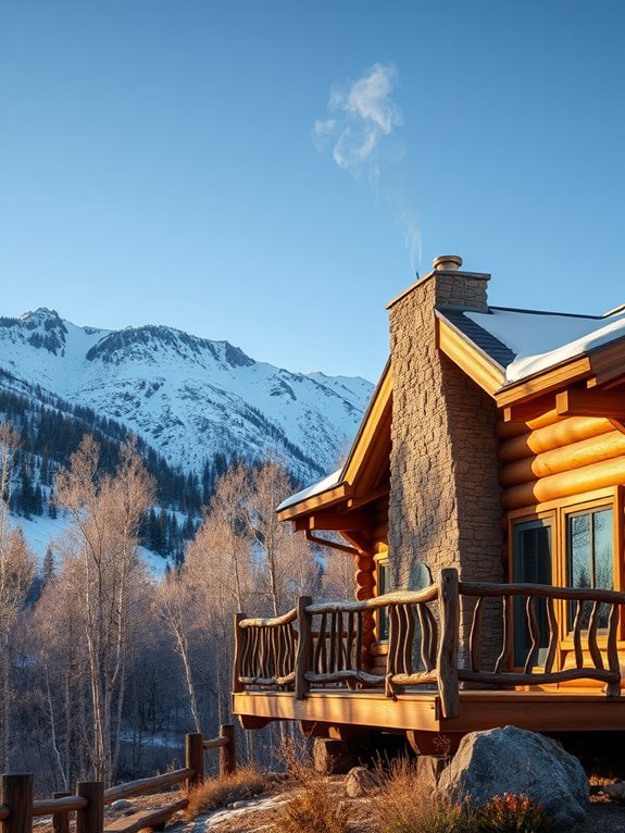 mountain getaway with comfort