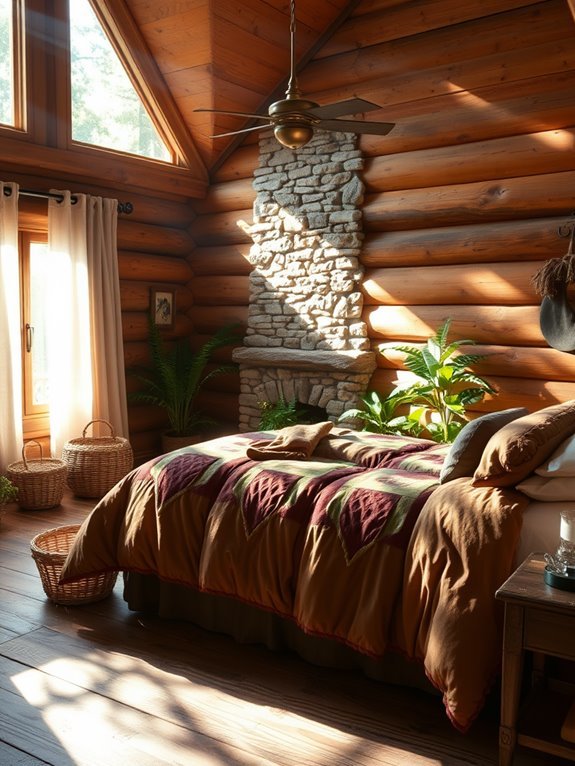 natural and warm hues