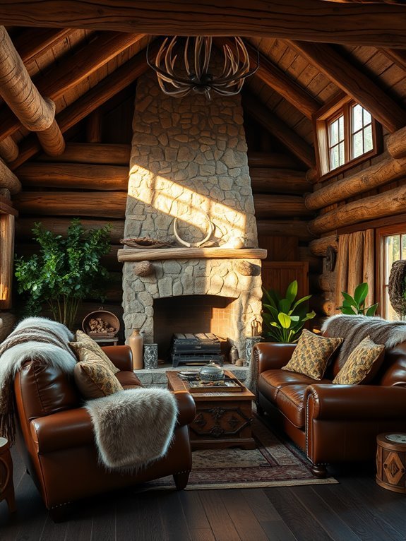 natural antler decorative elements