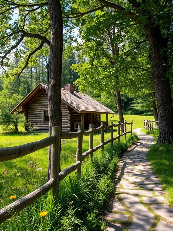 natural barrier for landscapes
