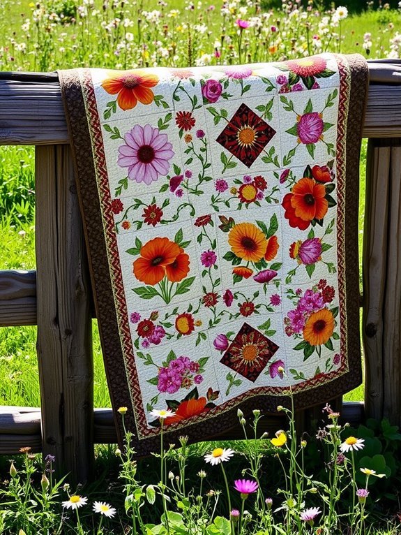 natural colorful flower garden