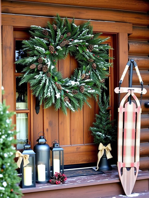 natural decorative door adornments