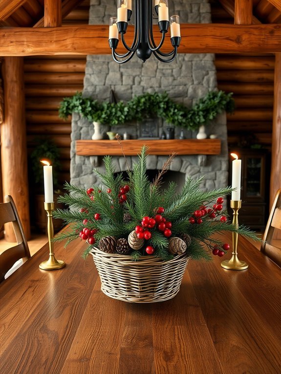 natural decorative table arrangements