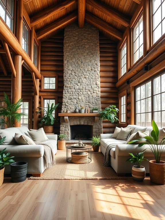 natural elements and finishes