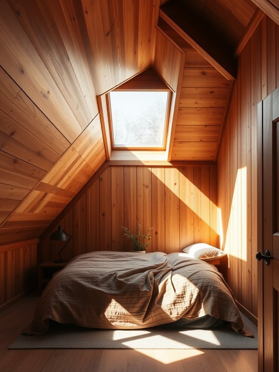 natural light through skylights