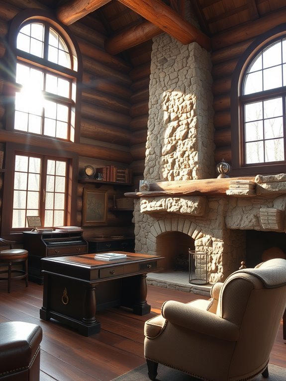 natural materials for workspace