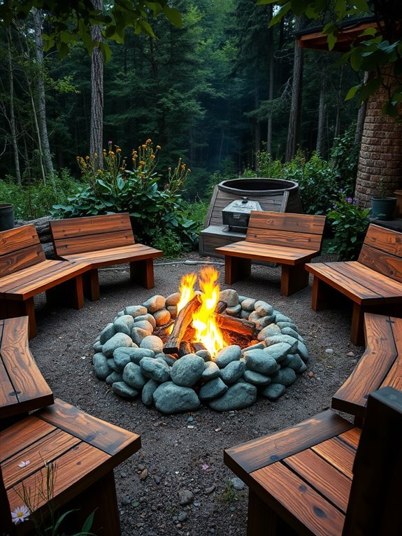 natural outdoor seating option