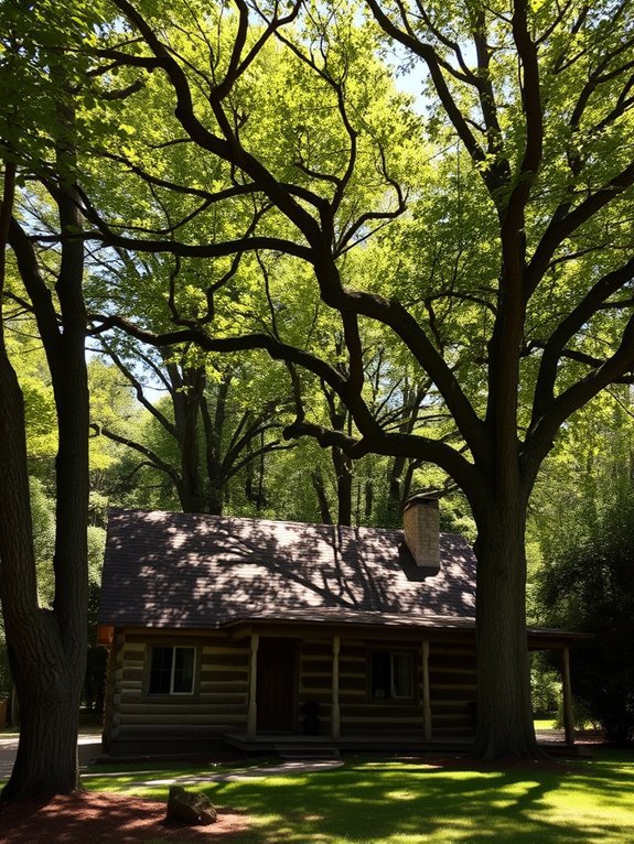 natural overhead shelter creation