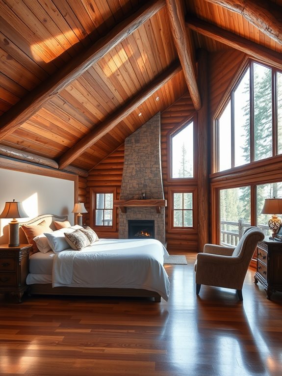 natural rustic timber structure