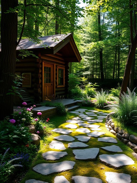 natural textured outdoor walkways