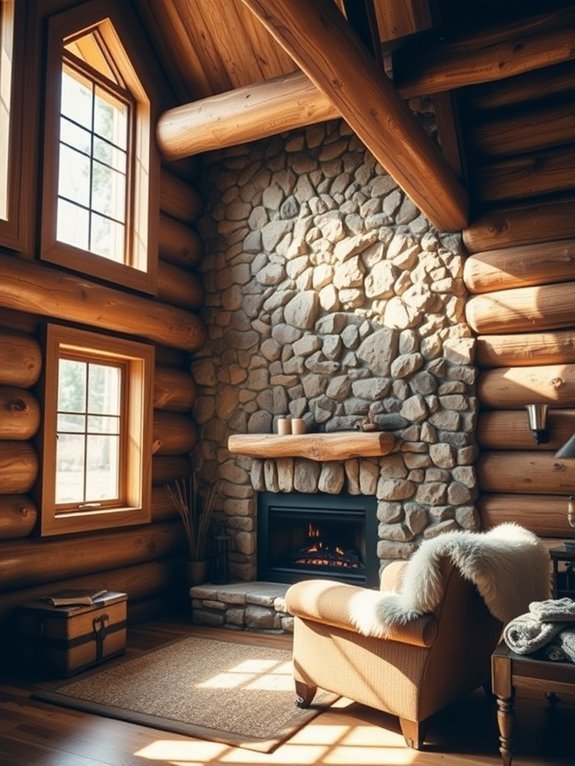 natural textured wall feature
