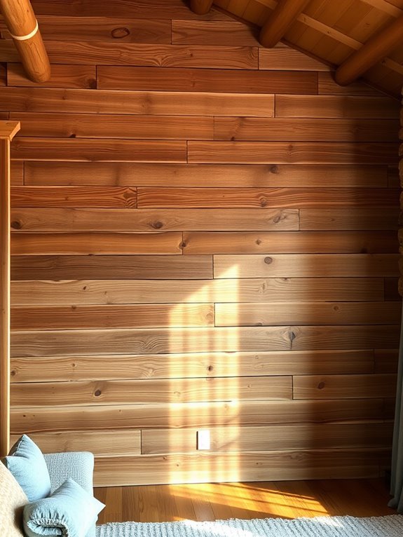 natural timber wall design