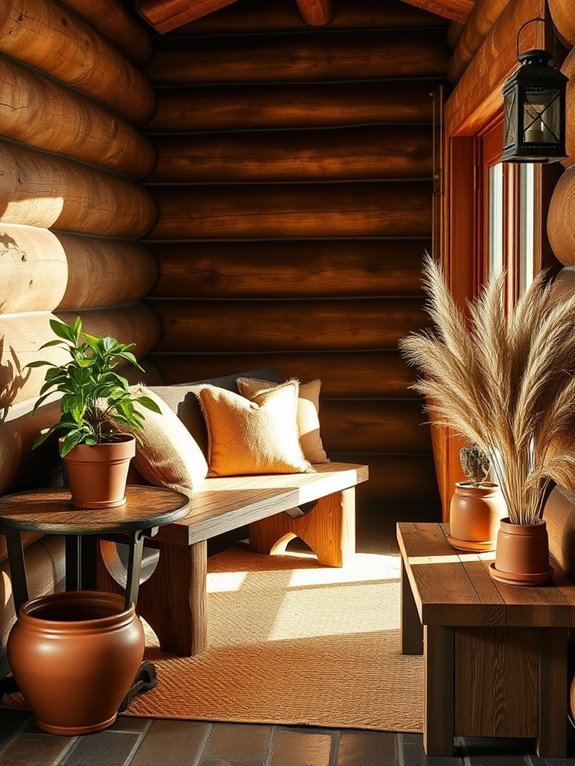 natural tones and hues