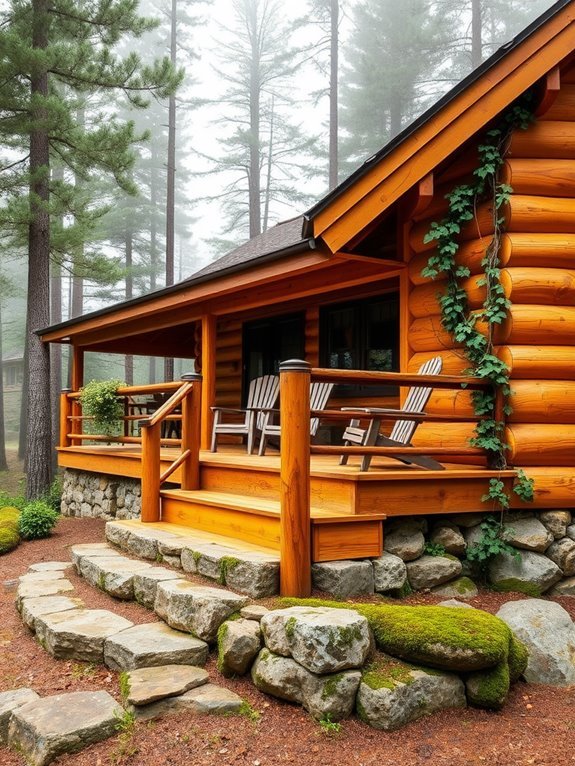 natural wood outdoor flooring