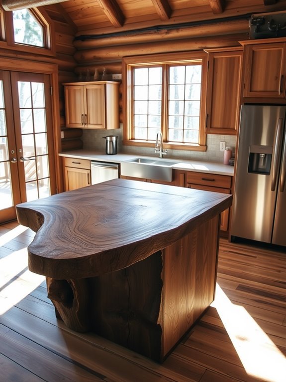 natural wood surface elegance