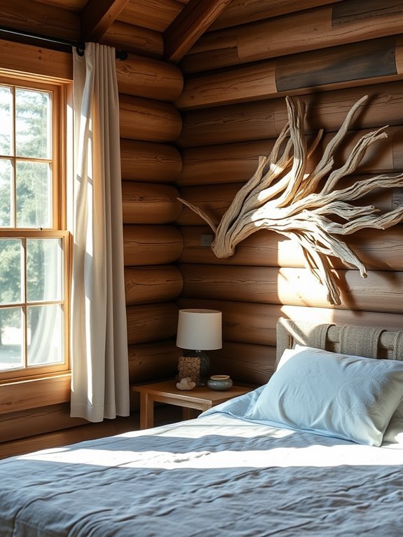 natural wooden decorative elements