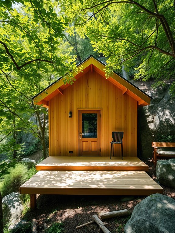natural wooden design features
