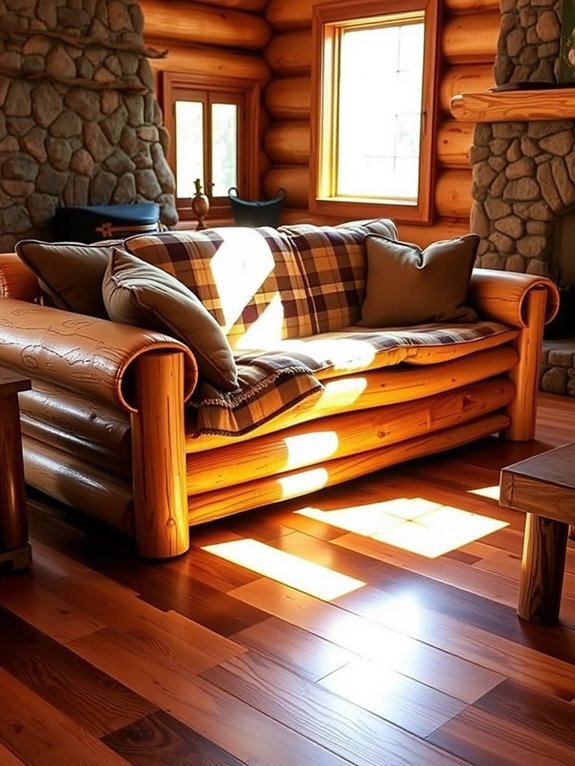 natural wooden furniture piece