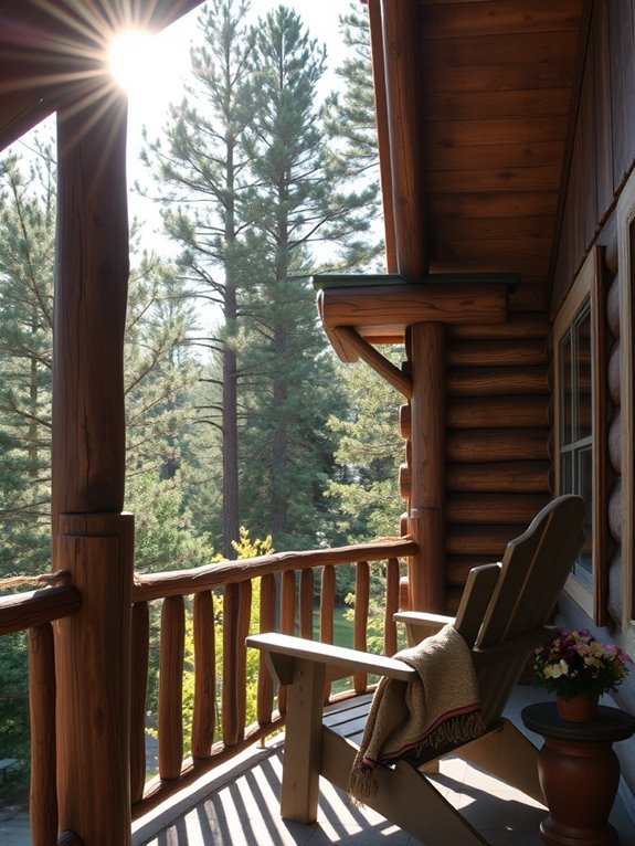 nature filled balcony retreat