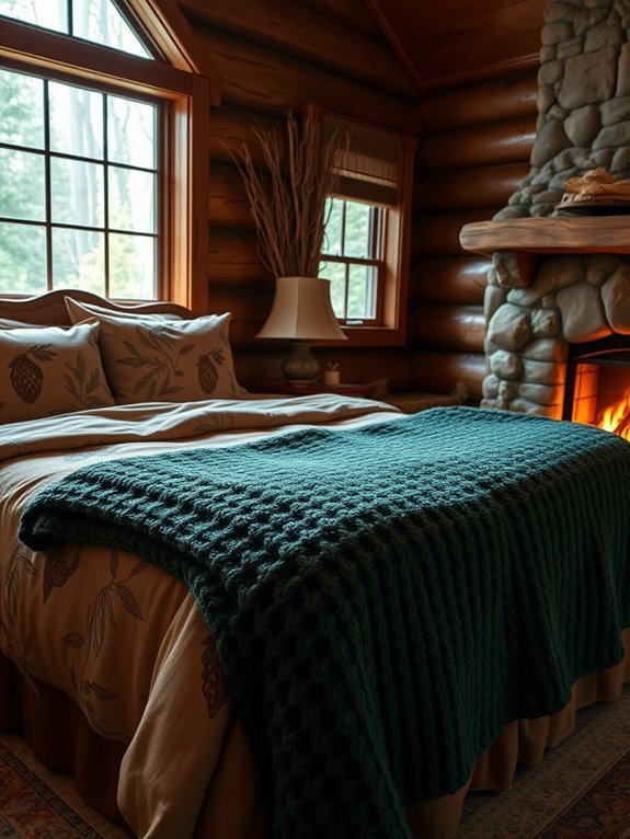 nature inspired cozy bedding