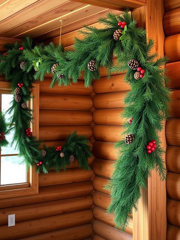 nature inspired decorative garland