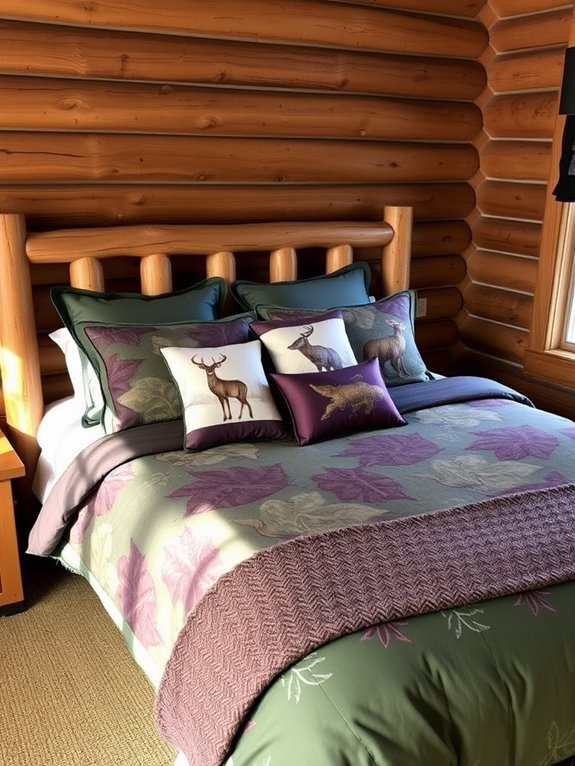 nature inspired decorative pillowcases