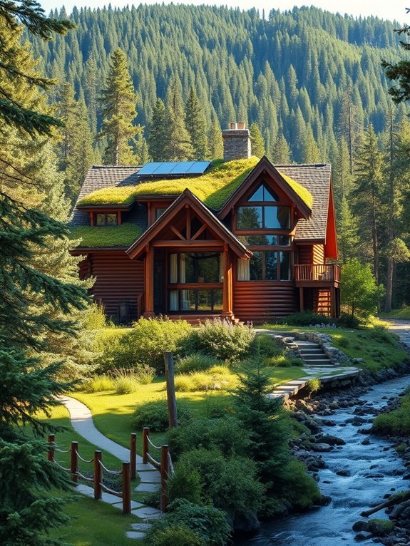 nature inspired mountain getaway