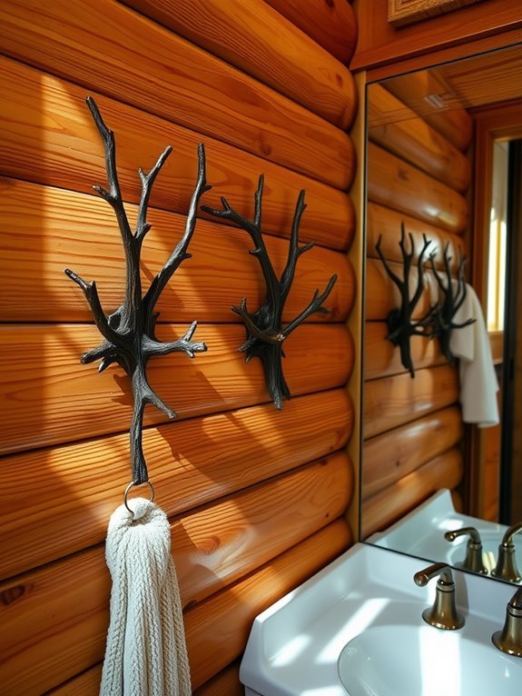 nature themed decorative wall hooks