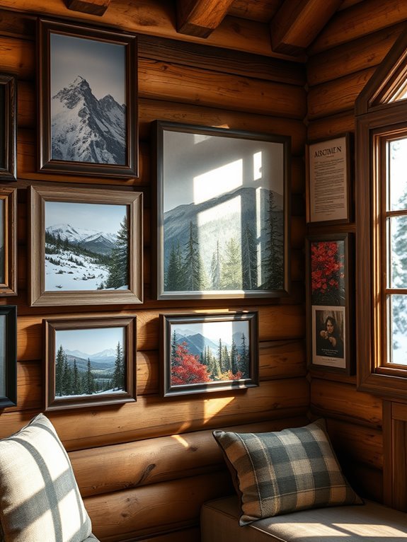 nature themed framed artwork