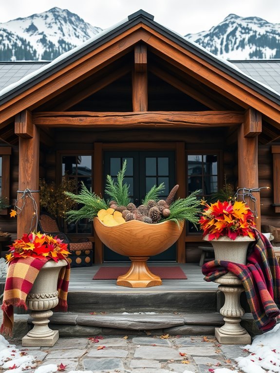 nature themed table decorations