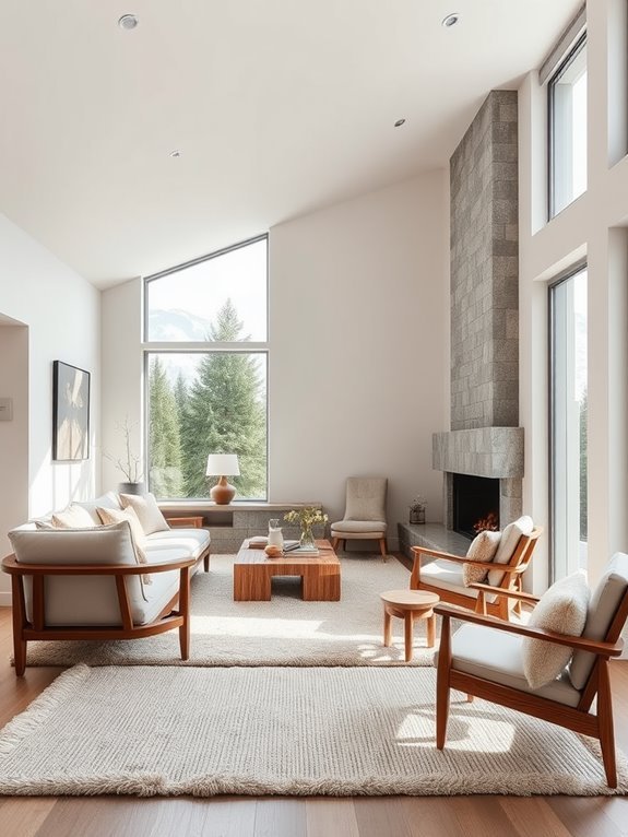 neutral color schemes emphasized