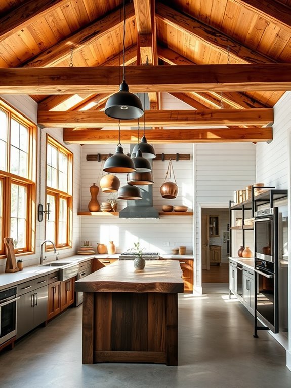 open and spacious kitchen