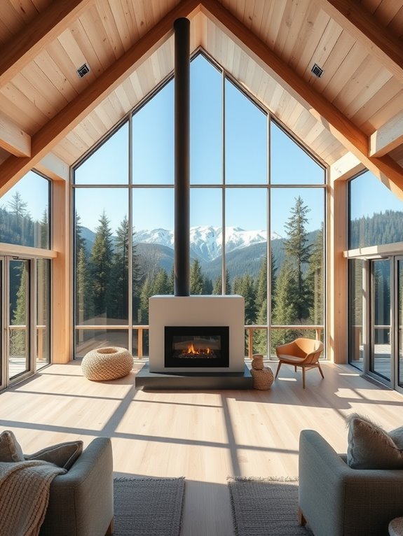 open concept living spaces