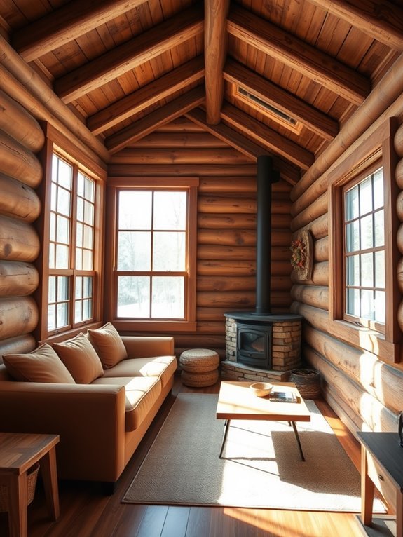 open spacious living areas
