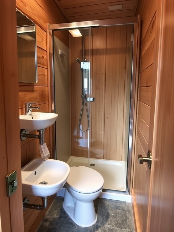 opt for space saving fixtures
