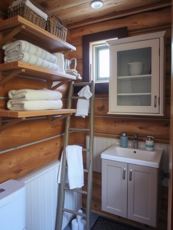 optimize restroom storage solutions