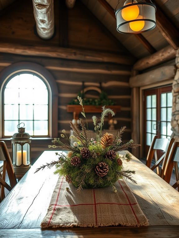organic floral arrangements centerpiece