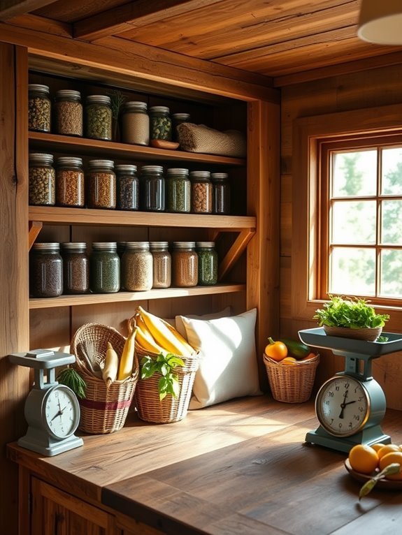 organize pantry for storage