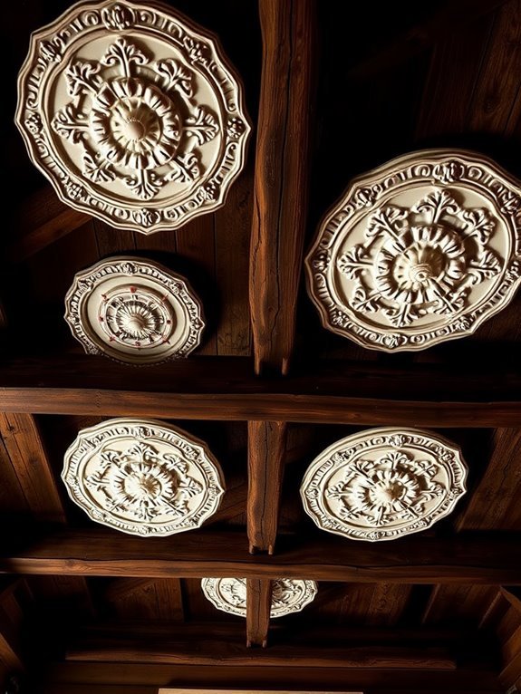 ornate ceiling design accents