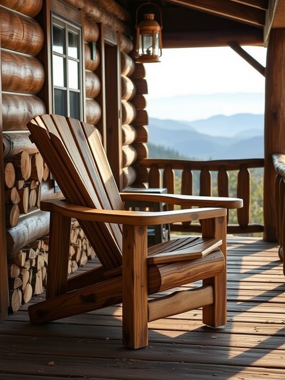 outdoor adirondack seating furniture