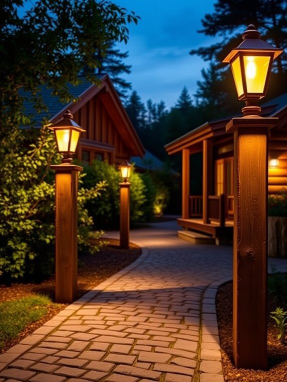 outdoor lighting for posts