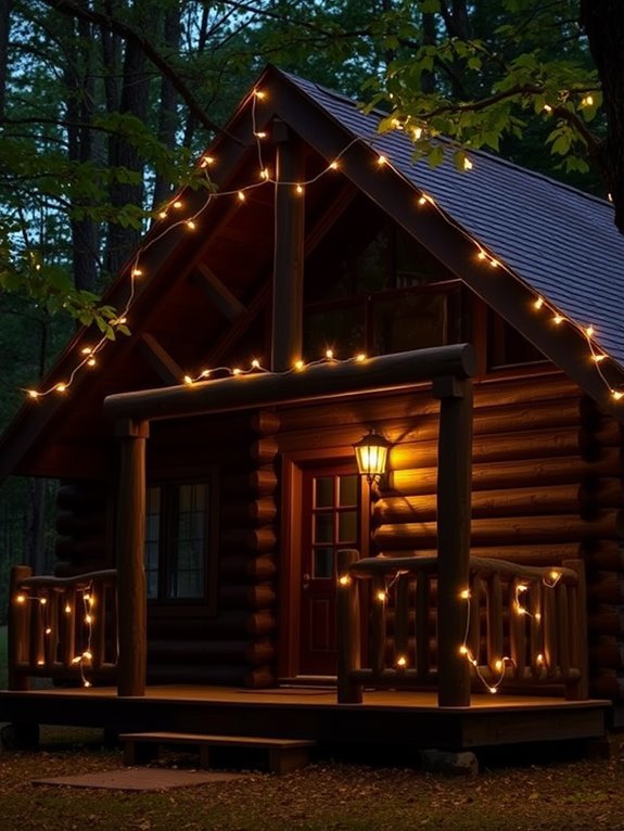 outdoor string lighting decor