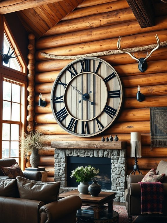 oversized timepiece with bold design