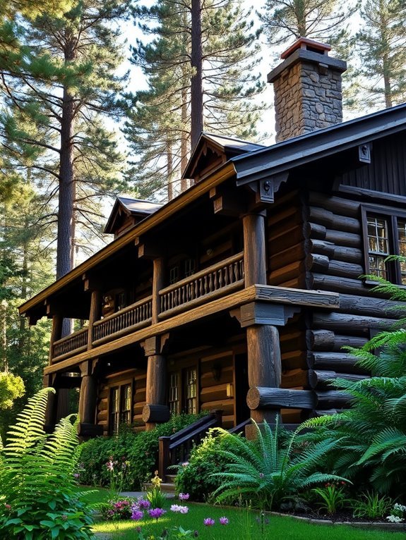 peaceful mountain getaway escape
