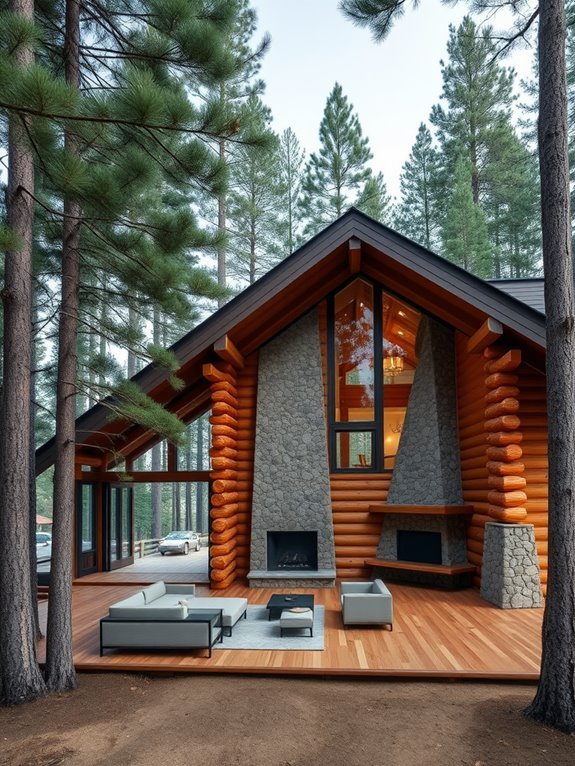 peaceful mountain retreat cabin