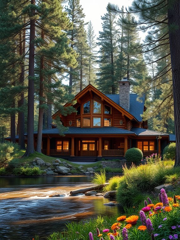 peaceful riverside tranquility
